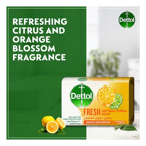 Dettol Fresh Anti-Bacterial Bar Soap 165g