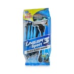 Buy Laser Sport 3 Disposable Razor Blue 14 Razors in UAE