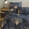 Luna Home Queen size 6 pieces, without filler, elegant leaves design.