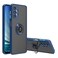 Protective Matte Ring Case Cover For Samsung A72 5G Blue