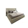 In House Palermo Velvet Bed Frame - Single - 200x100 cm - Ivory