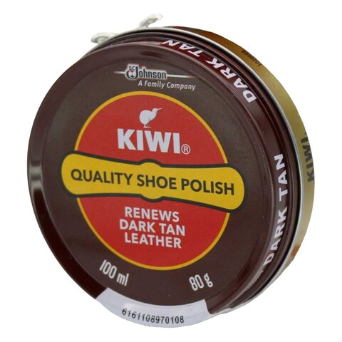 Kiwi Quality Shoe Polish Dark Tan 100ml