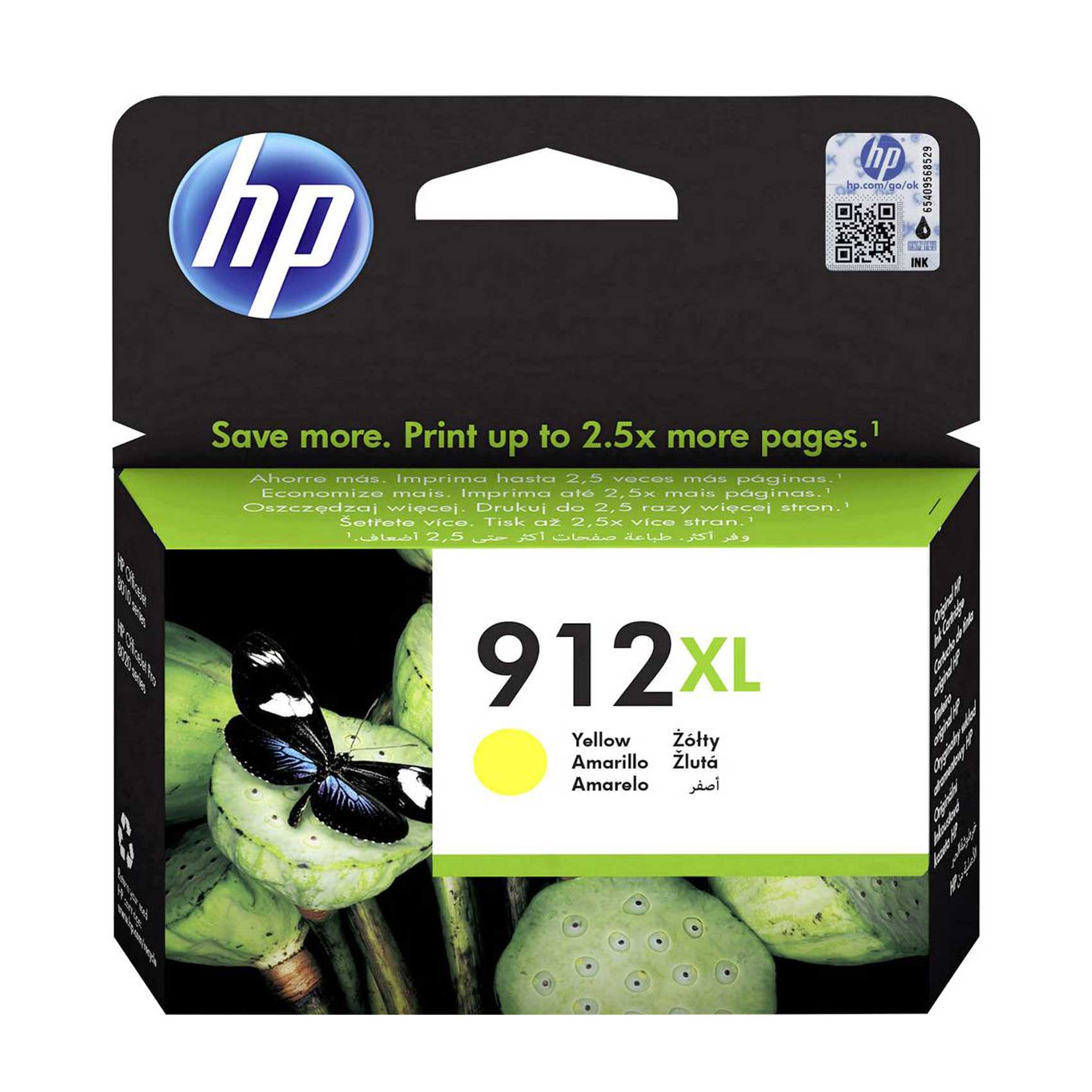 HP Ink Cartridge 912XL Yellow