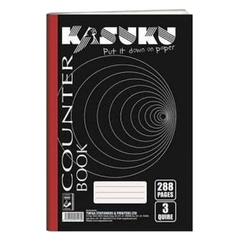 Kasuku Superior Counter Book 3 Quire 288 Pages