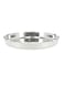ROYALFORD Round Thali Plate Silver 14inch