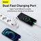 Baseus 20W USB C PD Fast Charger Dual Port Type-C Quick QC3.0 Wall Adapter EU Plug White