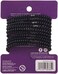Goody Nonslip Women's Elastic Hair Tie Black, 4mm For Medium Hair- Ouchless Pain-Free Hair Accessories For Women's Perfect For Long Lasting Braids, Ponytails, 10 Count