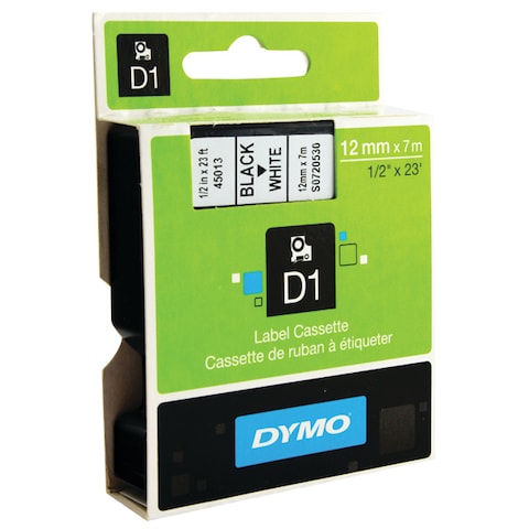 DYS0720530&nbsp;DYMO TP 12/7 WHITE D1 (45013)