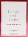 Lancome Paris La Vie Est Belle Intensement L'Eau De Perfume Intense, 50 ml