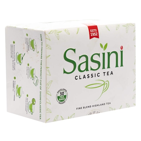 SASINI CLASSIC TEA AND TAGGED 100&#39;S