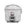 AFRA Rice Cooker, 1.5 Litre, Inner Pot, Aluminium Heating Plate, Quick &amp; Efficient, Fully Sealable, Preserves Flavors &amp; Nutrients, G-mark, ESMA, ROHS, And CB Certified, AF-1550DRWT, 2 Years Warranty