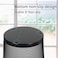 Set of 5 Multipurpose Metal Mesh Waste Bin For Office, Home, Kitchen H28 x W 26.5 Cm BLACK