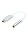 Generic Type-C To 3.5mm Headphones Adapter Silver