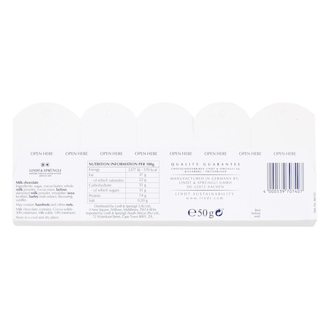 Lindt Santa Milk Mini 10GRx5