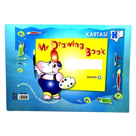 KARTASI DRAWING BOOK A3 40 PAGES