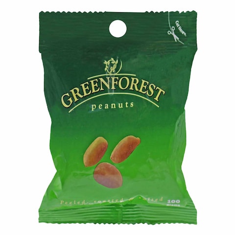 Green Forest Roasted And Salted Peeled Peanuts 100g