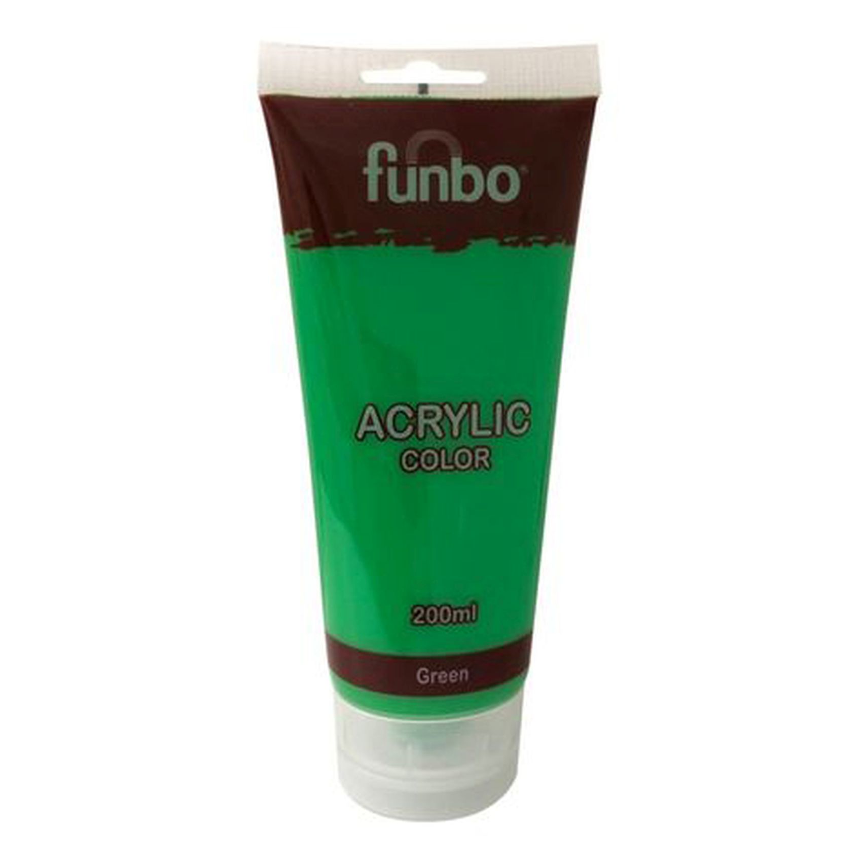 Funbo Acrylic Colour Tube 62 Green 200ml