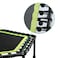 YALLA HomeGym Exercise Trampoline with Adjustable Handrail Bar, Indoor And Outdoor for Adults &amp; Kids