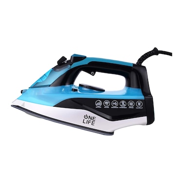 مكواة بخار وان لايف 2400 واط - أزرق - ST240BG