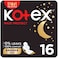 Kotex Maxi Protect Thick Pads Overnight Protection Sanitary Pads with Wings 16 Sanitary Pads