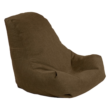 In House Pascal Linen Bean Bag Chair - Small - Brown