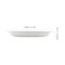 DINELITE BY RK ROUND THAL SMALL OAK WOOD, DLP2084OAW, 40CM