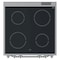 Ariston 4 Burner Electric Cooker AS68V8KHX Black And Silver 60x60cm