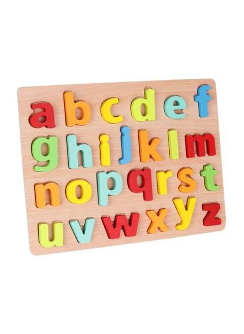 Webby Wooden Alphabets Learning Toy