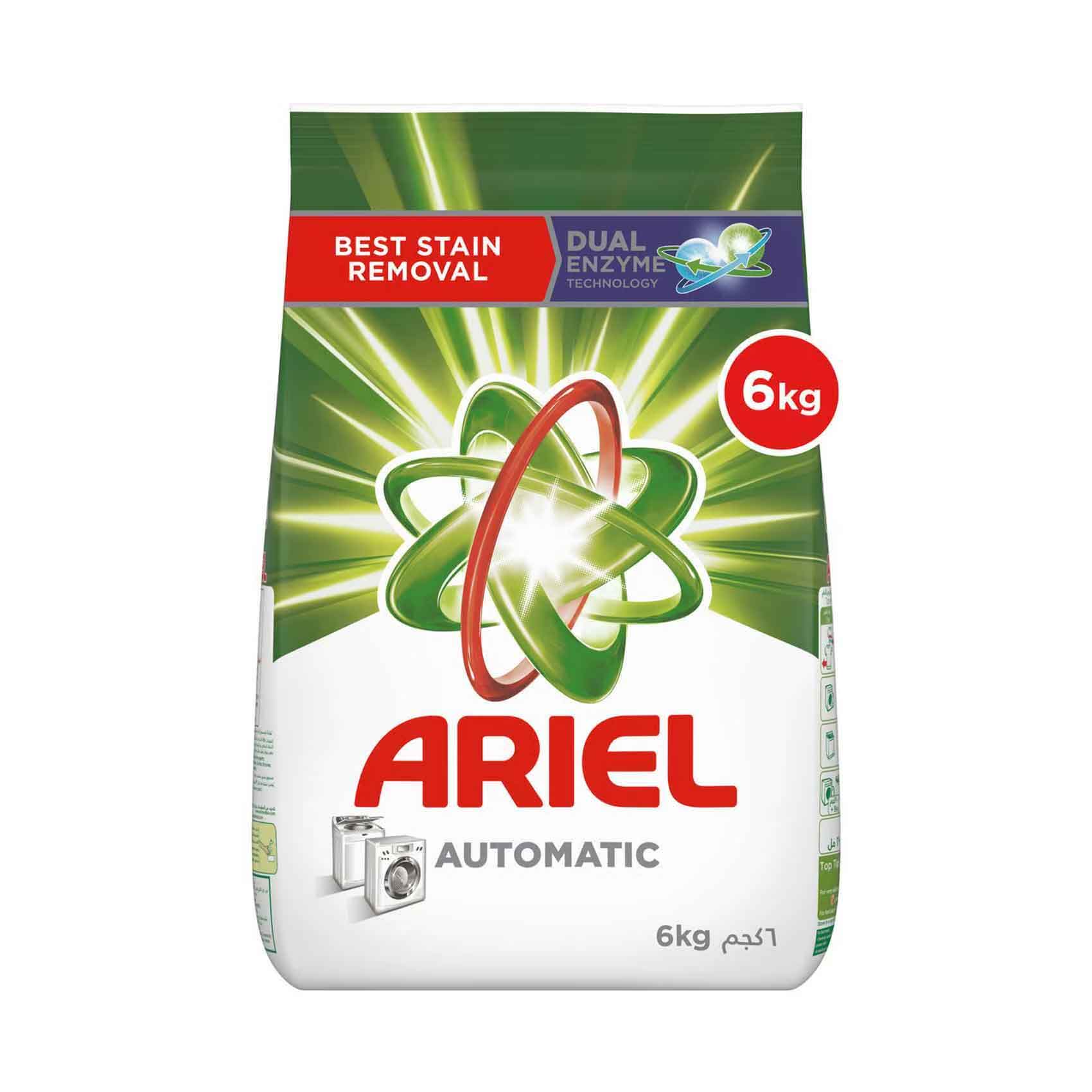 Ariel Automatic Washing Powder Laundry Detergent Original 6kg