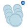 Pastel Colour Party Plates Light Blue 23cm 8 PCS