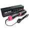 Aiung Hot Air Brush, One Step Hair Brush Dryer and Styler, 3 IN 1 Electric Negative Ion Hair Dryers, Curler and Straightener in One (Black Red)