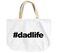 Loud Universe - Tote Bag Hashtag dad life #dadlife fathers shopping By Loud Universe