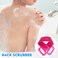 Generic-Silicone Back Scrubber, Bath Shower Silicone Body Massage Brush Silicone Bath Towel Exfoliating Body Brush Belt, Cleaning Shower Strap, Double-Sided Washing Towel Scrubber for Men Women, 70cm