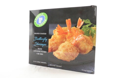 Buy Freshly Foods Breaded Butterfly Shrimps 250g in Kuwait