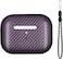 Monocarbon Real Carbon Fiber For Airpods Pro 2nd Generation Case (2022) Airpods Pro 2 Case Cover With Lanyard - Matte Purple