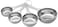 Le Creuset Stainless Steel Measuring Cups, Set Of 4