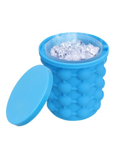 Generic - Bucket Shape Ice Cube Maker Blue 12Centimeter
