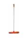 ROYALFORD Multipurpose Hard Broom With Handle Silver/Orange/Blue One size107 x 28 x 9centimeter