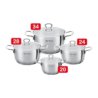 زينوكس طقم حلل كلاسيك - 8 قطع