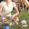 Generic-2Pcs Stainless Steel Bowls for Outdoor Camping Kitchen Dinner Plates