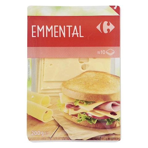 Carrefour Emmental Slices Cheese 200G