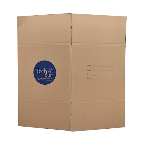 Techstar Plain Box Carton 50x50x50 Brown