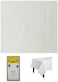 Generic Beautiful Plastic Table Cover -White Colour- (137X182cm) (Pack Of 12 Unit)