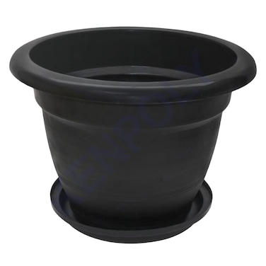 Kenpoly Planter No.6 With Dish White