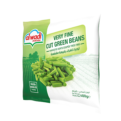 Al Wadi Al Akhdar Frozen Very Fine Cut Green Beans 400GR