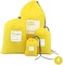Aiwanto 4pcs Travel Cloth Storage Bag Travel Pouches Kids Adult Dress Storage Bags(Yellow)