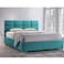 In House Lombardia Velvet Bed Frame - King - 200x180 cm - Turquoise