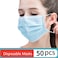 Generic Adult Disposable Mouth Nonwoven Mask Smog Anti-Dust Masks 3 Layer Face Mask 50 Pcs Pack