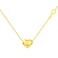 Aiwanto Golden Necklace Neck Chain Heart Love Forever Necklace