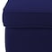 In House Chair Footstool Linen With Elegant Design - Dark Blue - E3